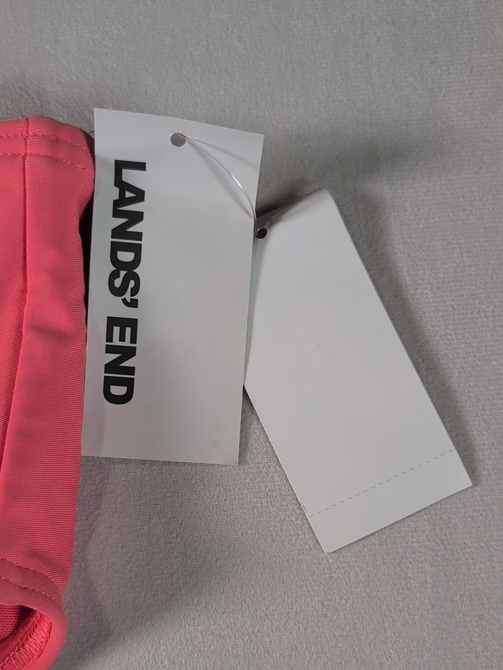 Lands' End Coral Pink High Waist Swim Bottoms Size XS